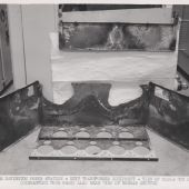 Unit Transformer Equipment, view of cable parts (dismantled from gear) Also rear view of Busbar shutter Unit Transformer Equipment