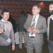 Ernie Stephenson(background) Frank Hill & Ted Beckett Dick James