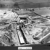 Castle Donington Aerial construction 25 May 1953