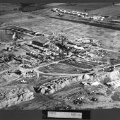 Castle Donington Aerial construction 172 2 Oct 1953