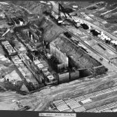 Castle Donington Aerial construction 181 13 Jan 1954