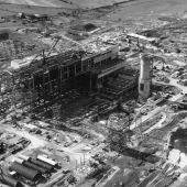 Castle Donington Aerial construction 186
