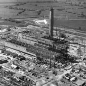 Castle Donington Aerial construction 188