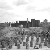 Castle Donington construction. Photo supplied by Andrew James Castle Donington construction