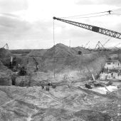 Castle Donington construction.