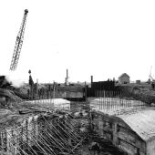 Castle Donington construction. Photo supplied by Andrew James Castle Donington construction