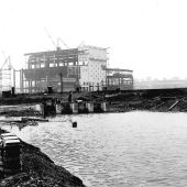 Castle Donington construction. Photo supplied by Andrew James Castle Donington construction.