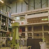 Drakelow C - view of Control Room from Turbine basement