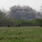 Demolition of Drakelow C boiler house