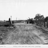 Sidings site from Back Lane Level Crossing 23 Sep 1952 Sidings site from Back Lane Level Crossing 200 23Sep1952
