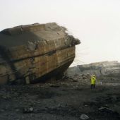 Taken 30 mins after both the chimneys had been dropped.