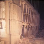 Support framework of rear wall