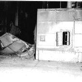 View of boiler top dead space from the south side