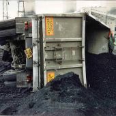 Accident on the coal heap
