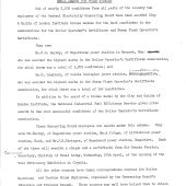 Presentation to Mr Craddocks 1960 press statement