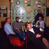 Staff in plant control room. Photo supplied by Terry Bird
