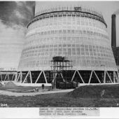 Drakelow B Erection of No. 1 Cooling Tower