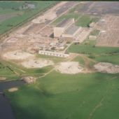 View of the site during the demolition