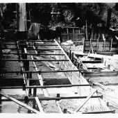 Excavation and shuttering for Construction Joint on Boiler House looking west