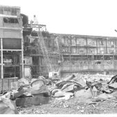 Hams Hall A demolition. Photo supplied by Andrew James Hams Hall A demolition