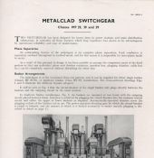 Ocker Hill 33kV switchgear