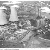 Ocker Hill aerial view looking north 1954