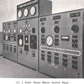 Staythorpe A Boiler House Master Panel. From a booklet provided by Keith Hardy From a booklet provided by Keith Hardy