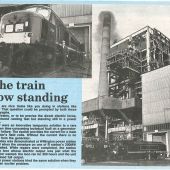 Train now standing.