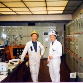 Pete Wigley and Derek Barrell in MCR