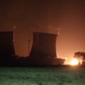 Drakelow power station's No.1, 2 & 3 Cooling T owers being brought down in a series of controlled explosions. Photo supplied by Ian Hughes Drakelow C Cooling towers demolition