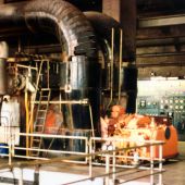 Staythorpe A No 3 Turbine HP Pedestal. Photo supplied by Howard Peach