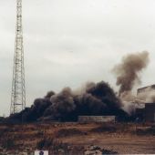 Staythorpe B Chimney Demolition 07