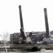 Hams Hall A Power Station Demolition. Photo supplied by Jim Aldridge Hams Hall demolition 01